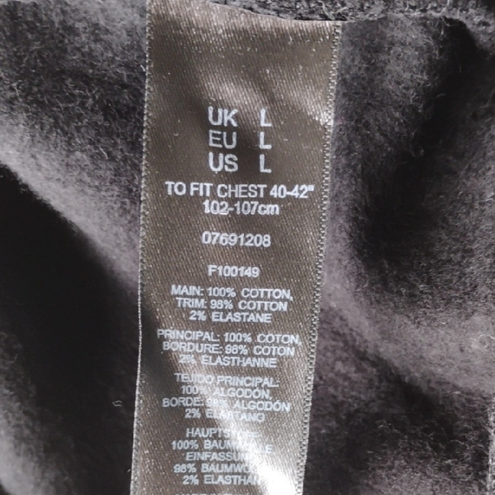 New ASOS Black Zip-Up Sweater Jacket - Picture 7 of 7